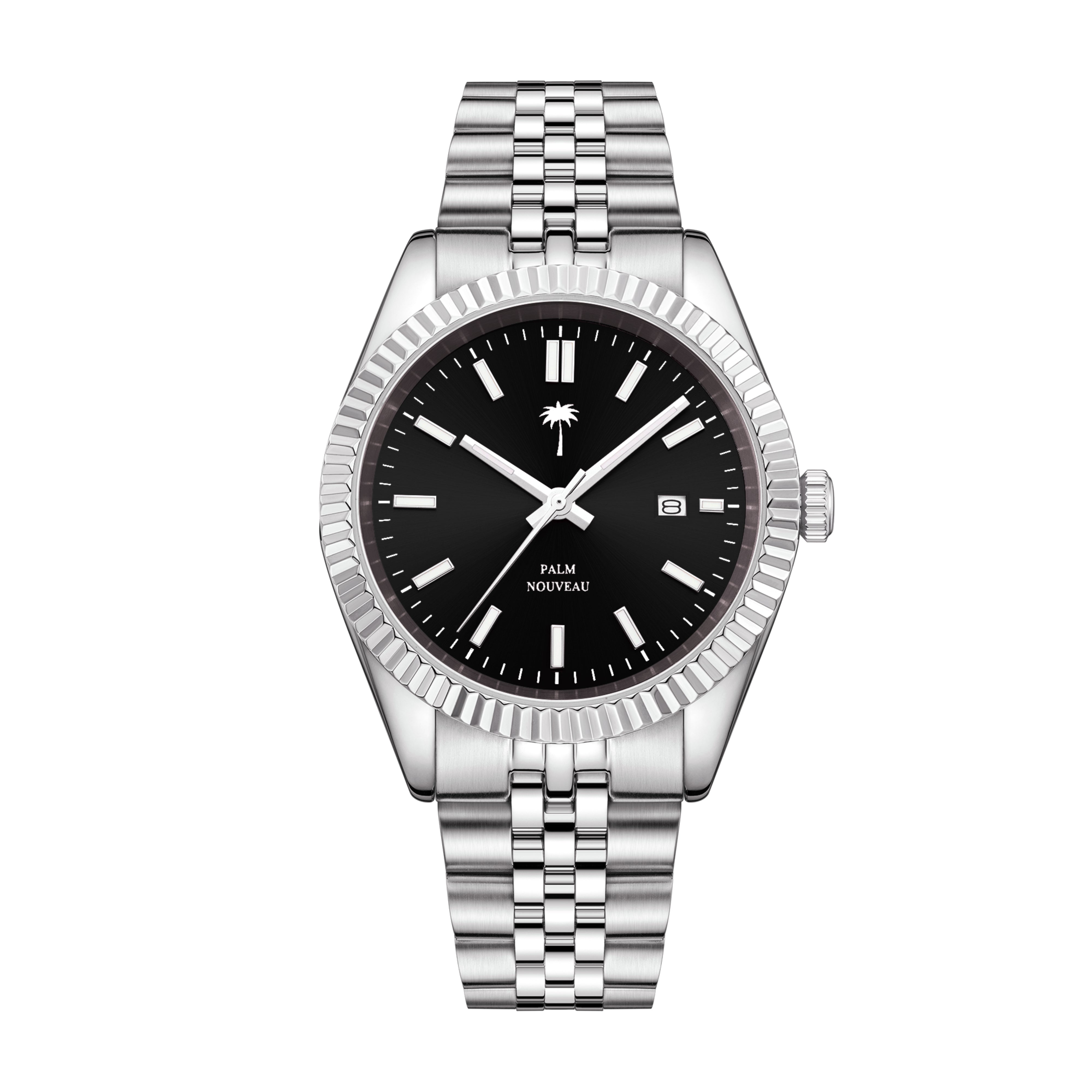 Palm Collection Black Dial Watch