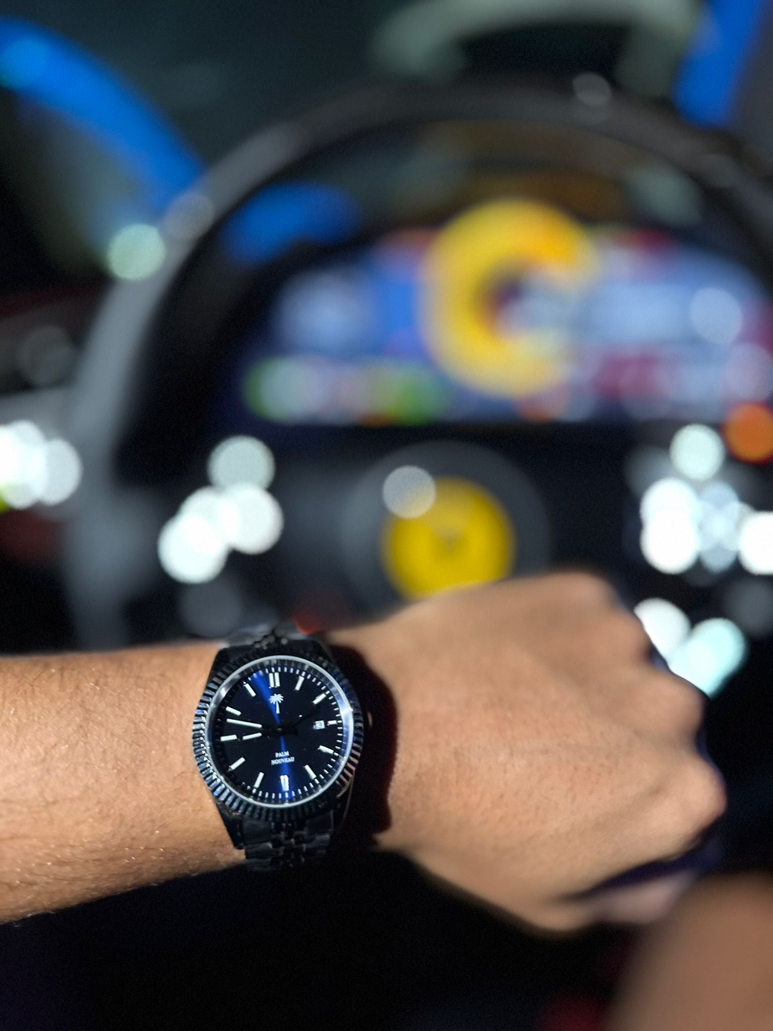 Palm Collection Blue Dial Watch