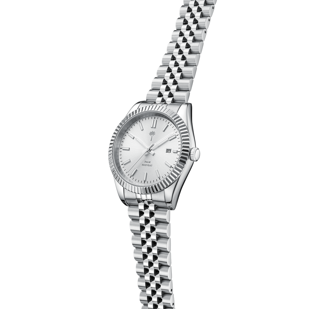 Palm Collection White Dial Watch