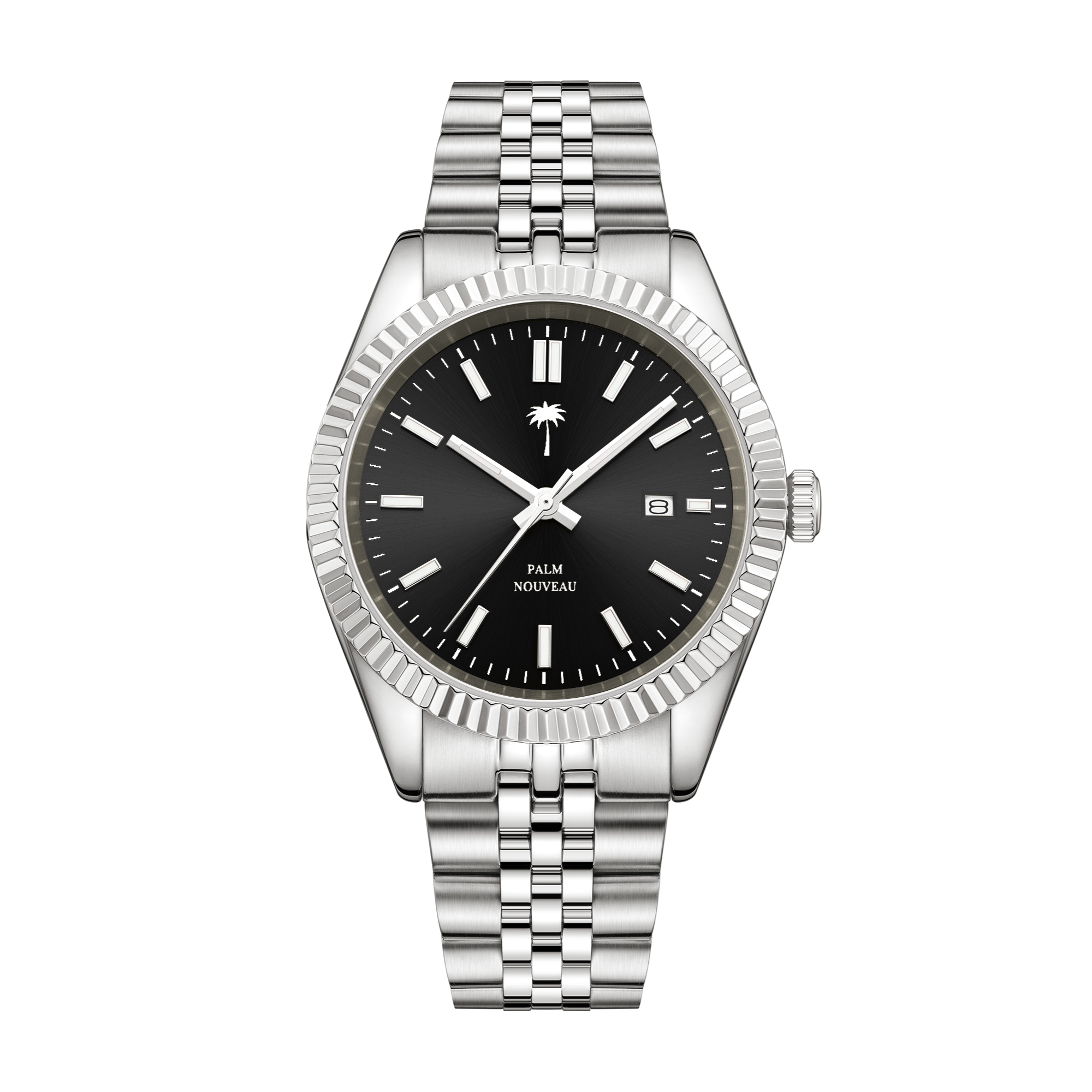 Palm Collection Black Dial Watch