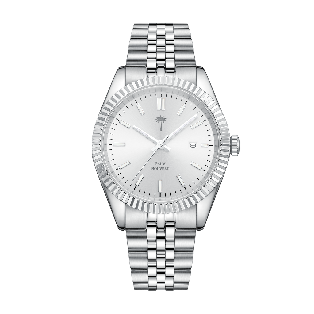 Palm Collection White Dial Watch