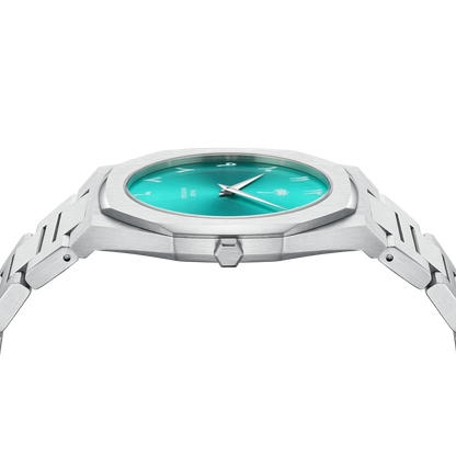 Arabic Numeral Steel/Blue Watch