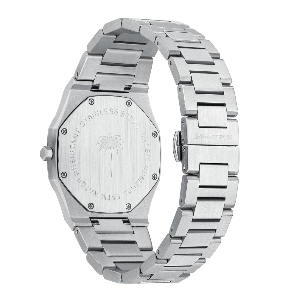 Arabic Numeral Steel/Blue Watch