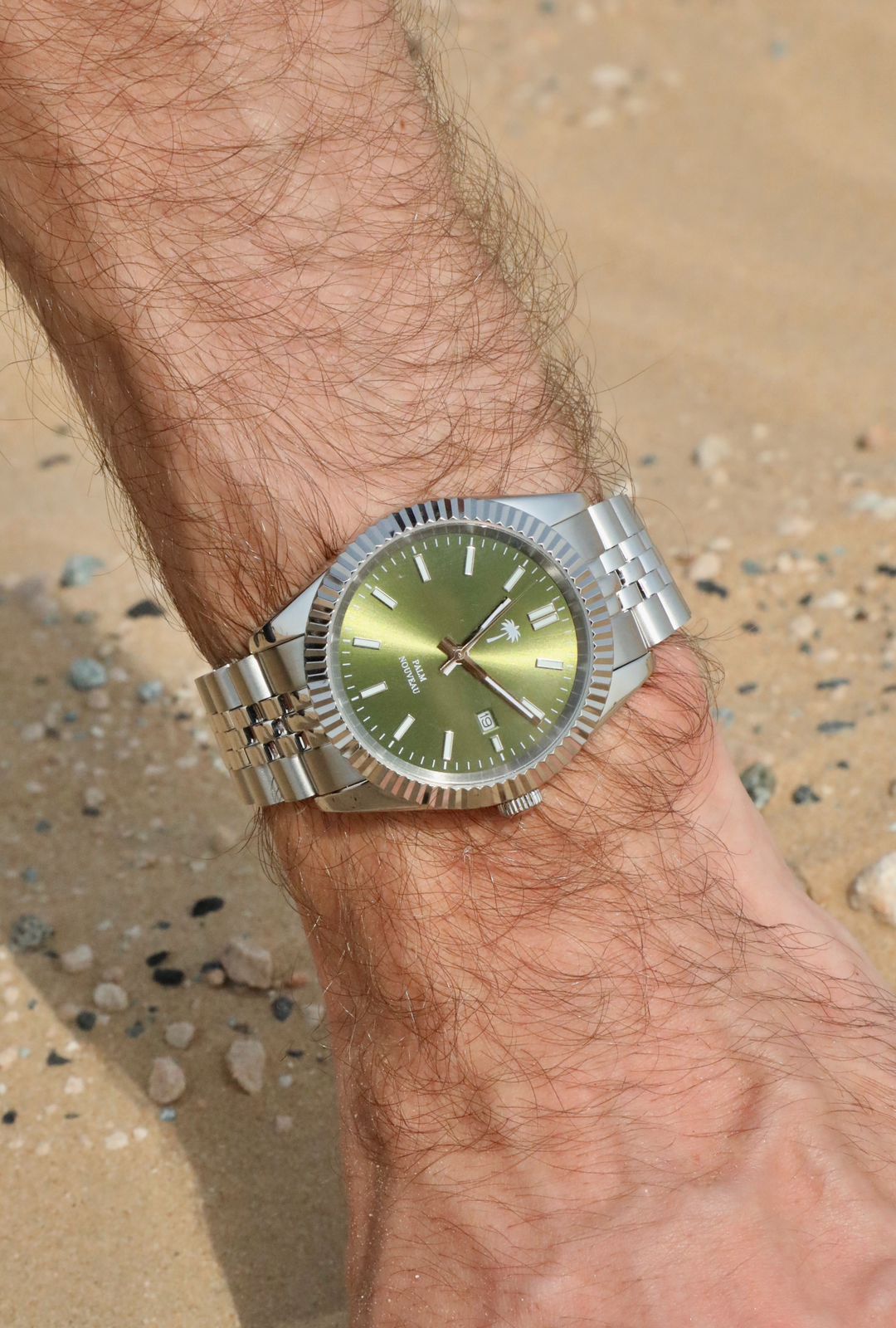 Palm Collection Green Dial Watch